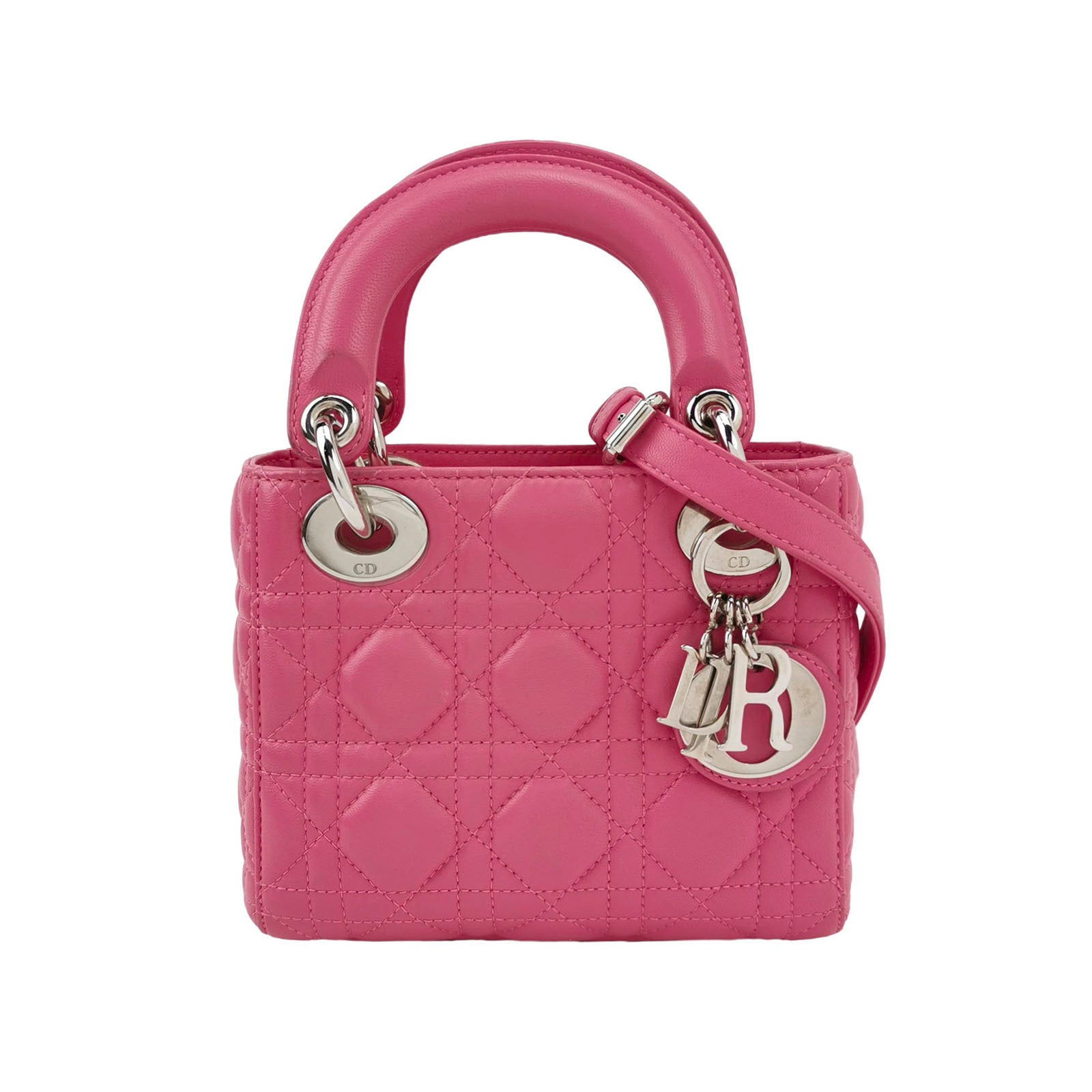 Dior Lady Dior Mini Pink SHW