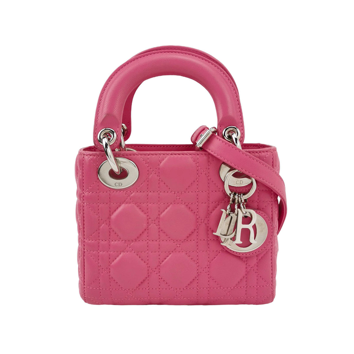 Dior Lady Dior Mini Pink SHW