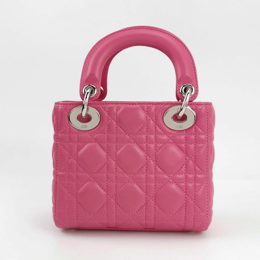 Dior Lady Dior Mini Pink SHW