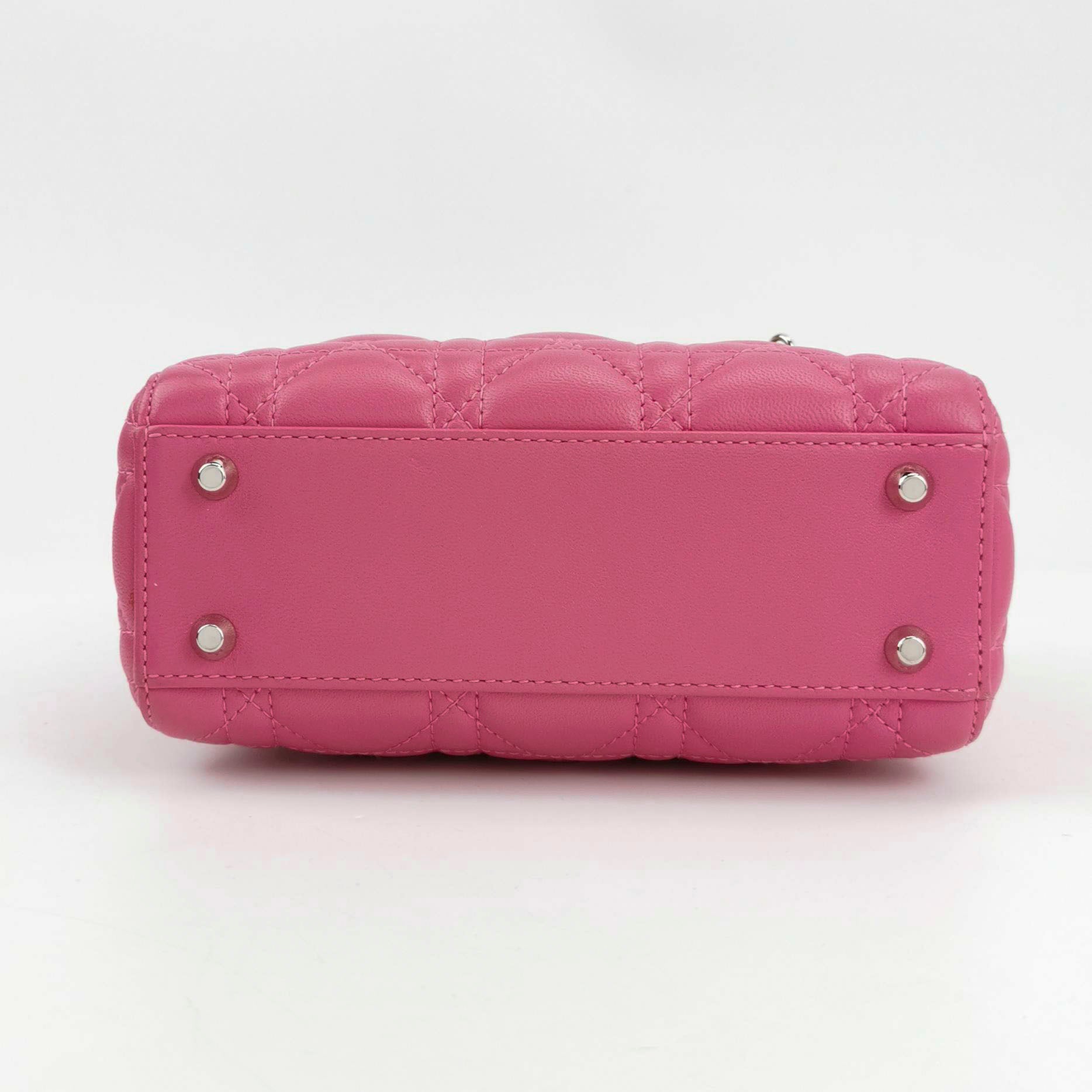 Dior Lady Dior Mini Pink SHW