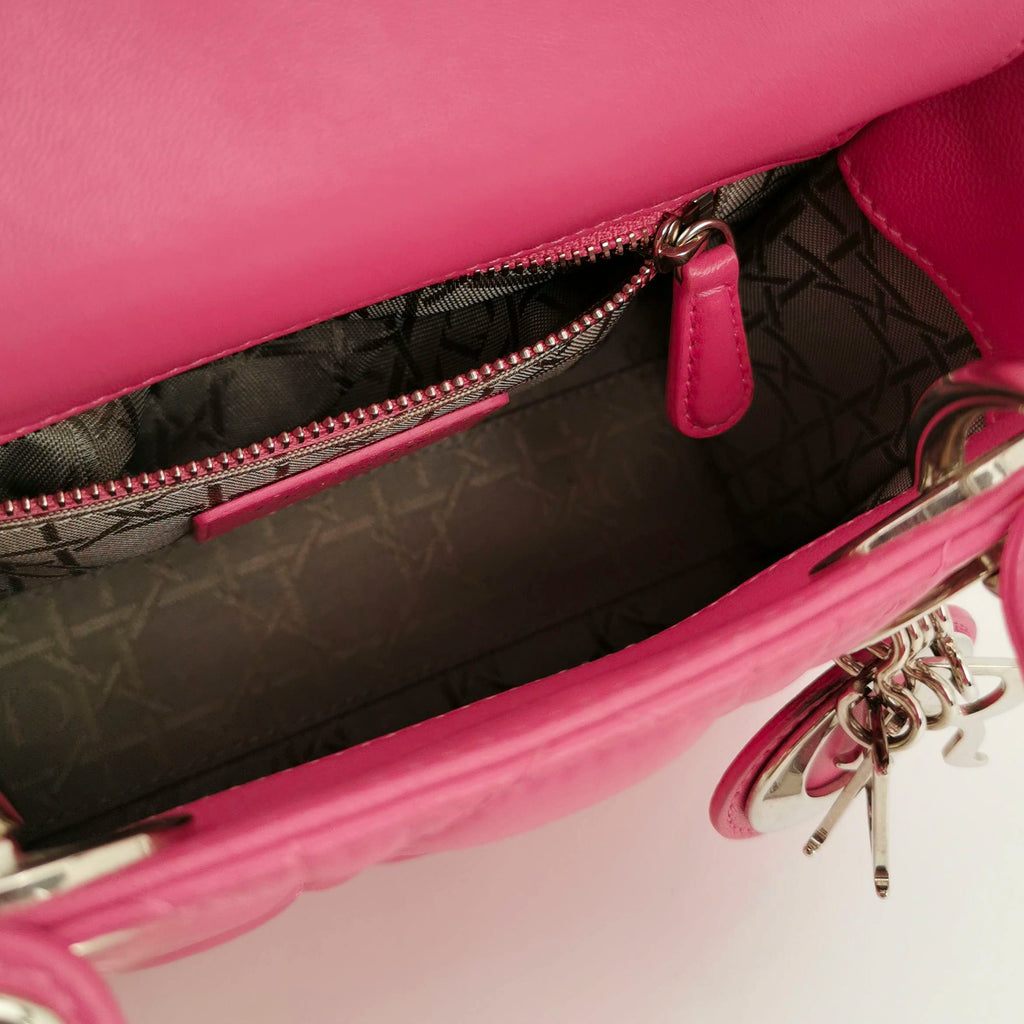 Dior Lady Dior Mini Pink SHW