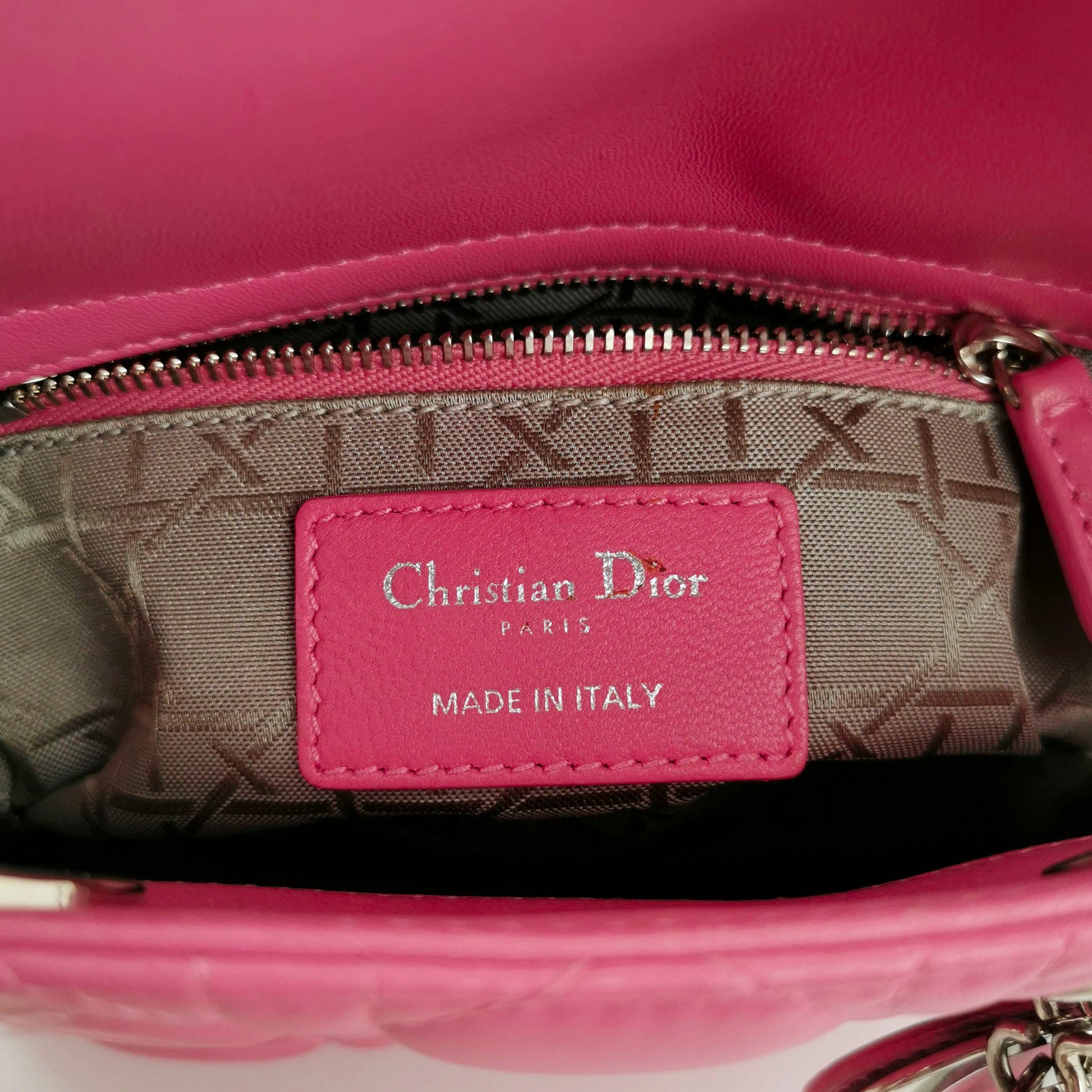 Dior Lady Dior Mini Pink SHW