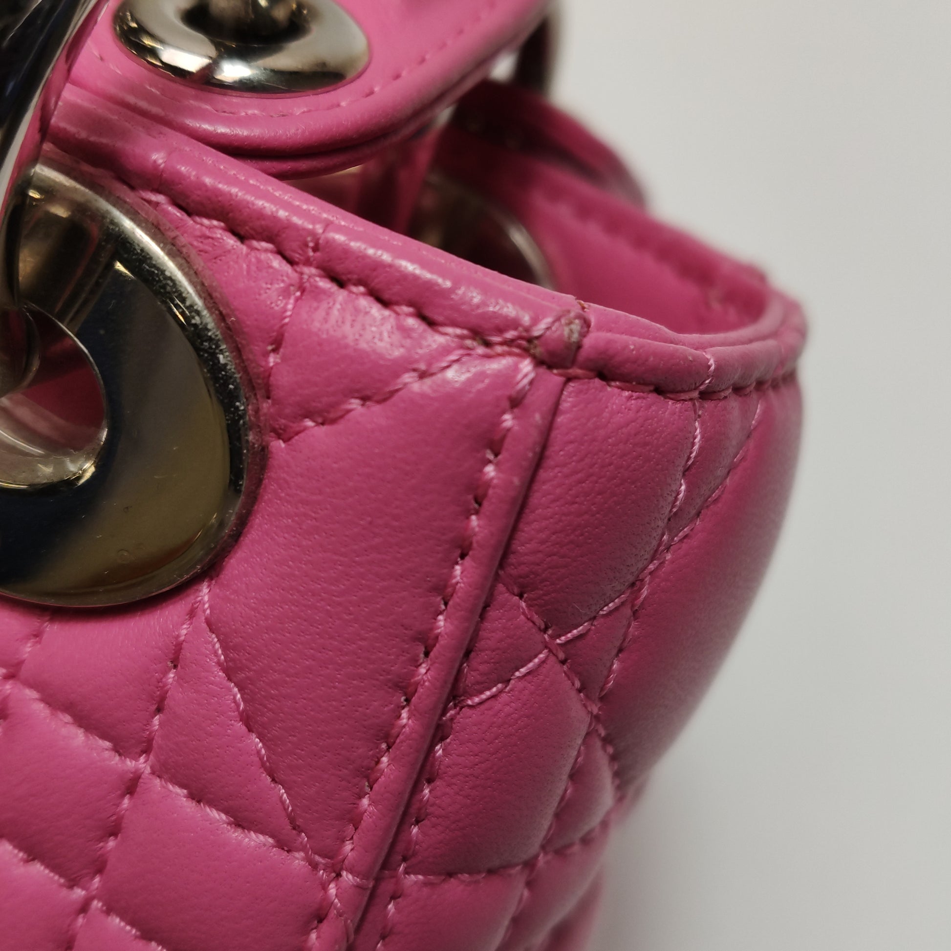 Dior Lady Dior Mini Pink SHW