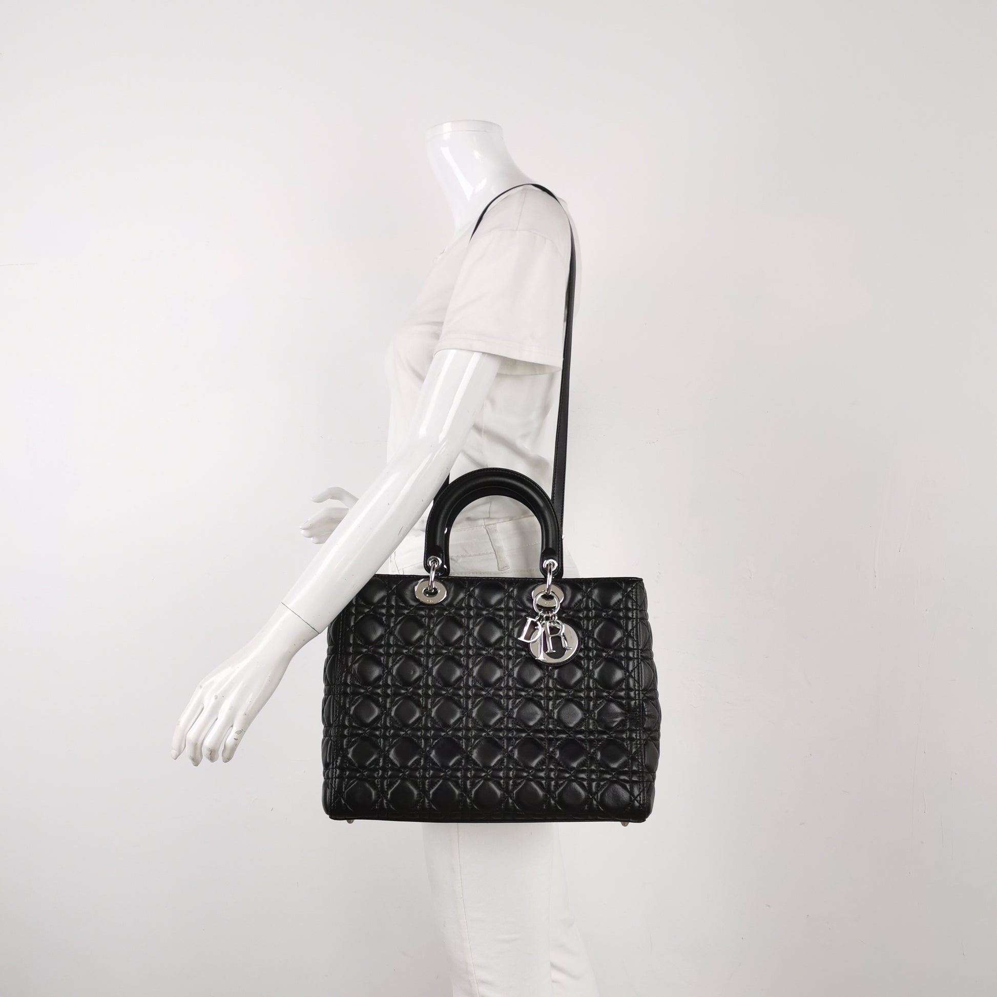 Lady Dior Large Quilted SHW