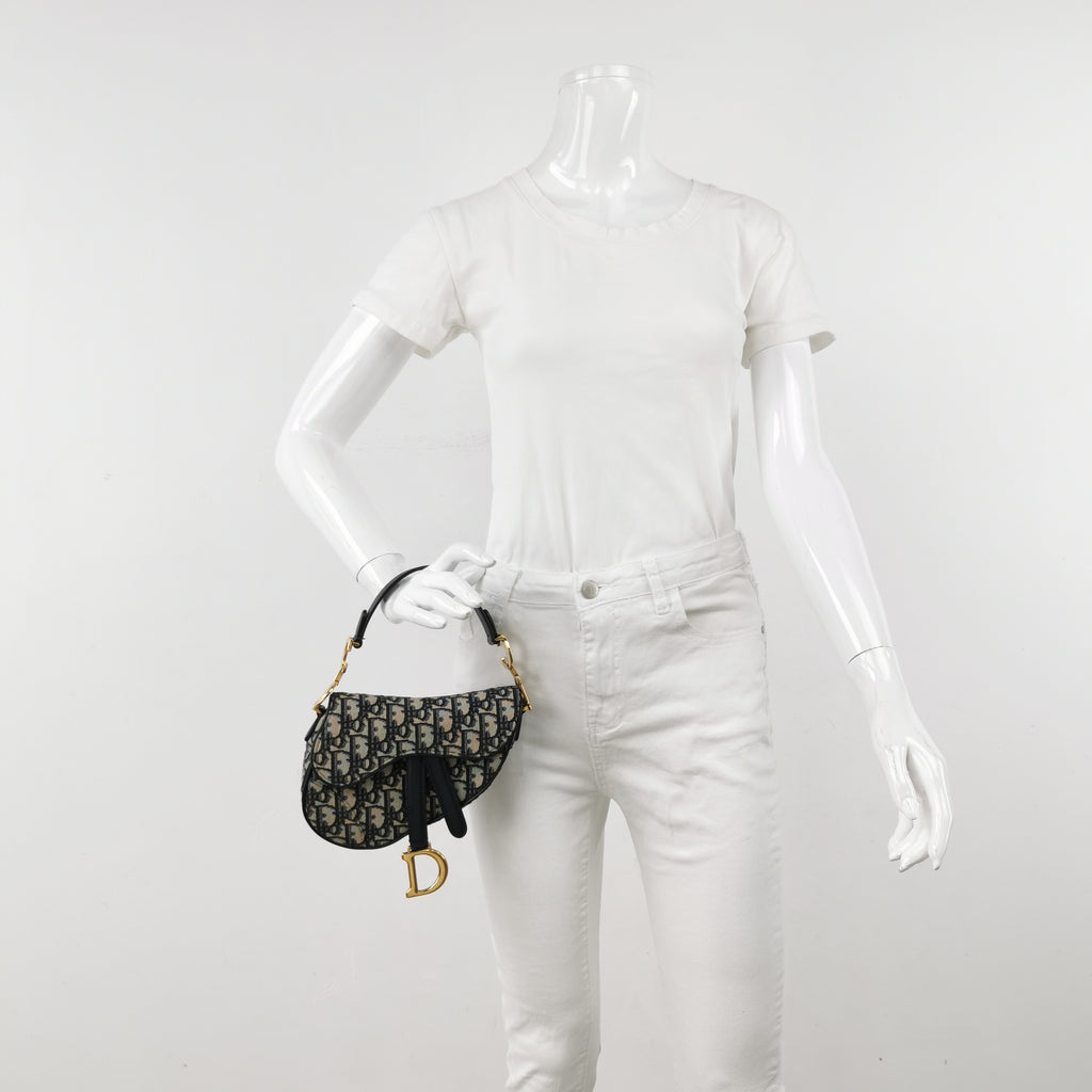 Dior Saddle Bag Oblique Mini