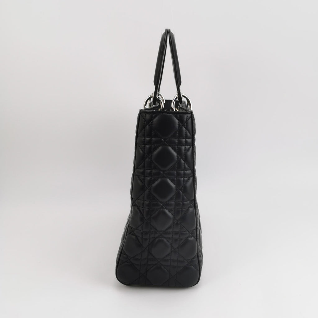 Dior Lady Dior Large Black SHW