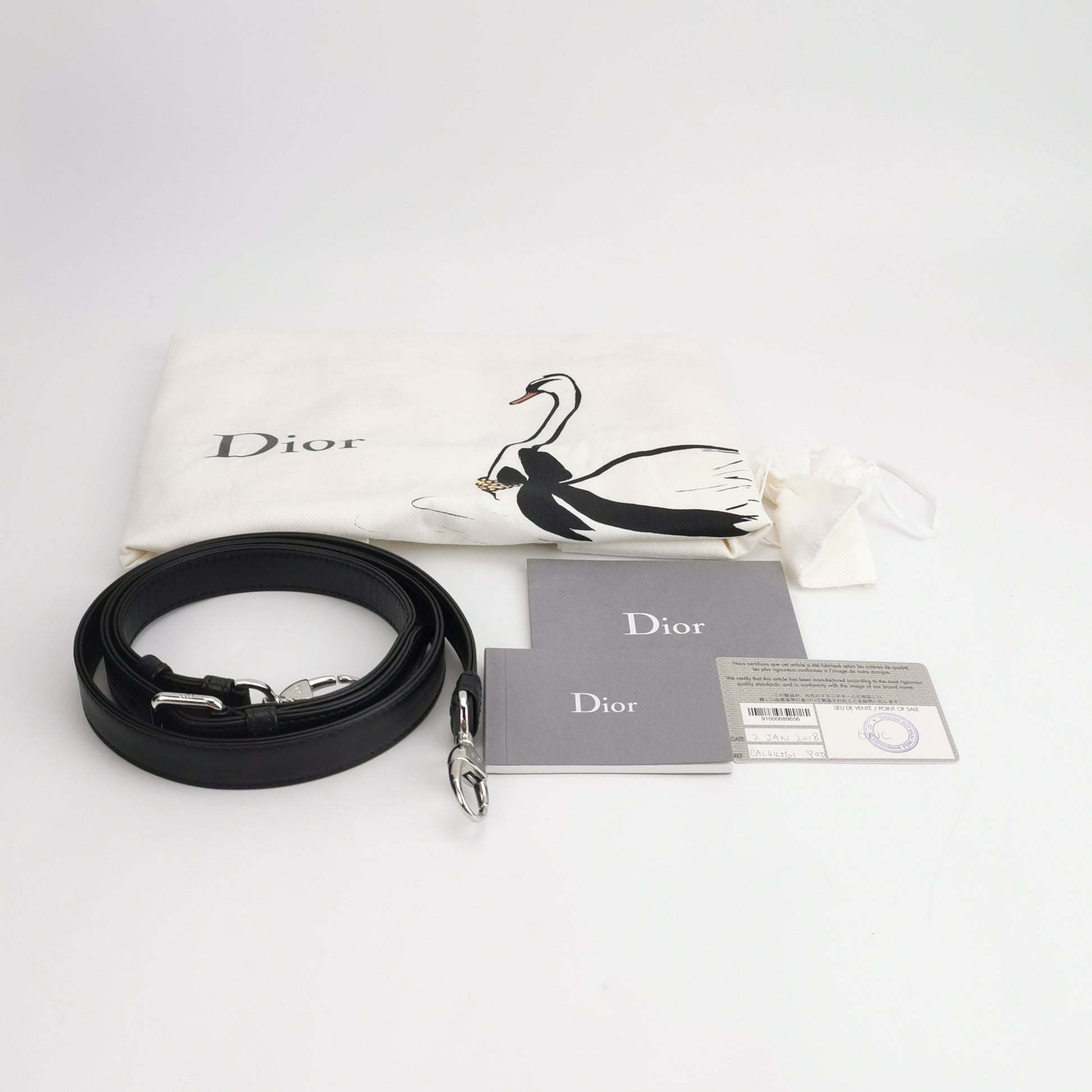 Dior Lady Dior Large Black SHW
