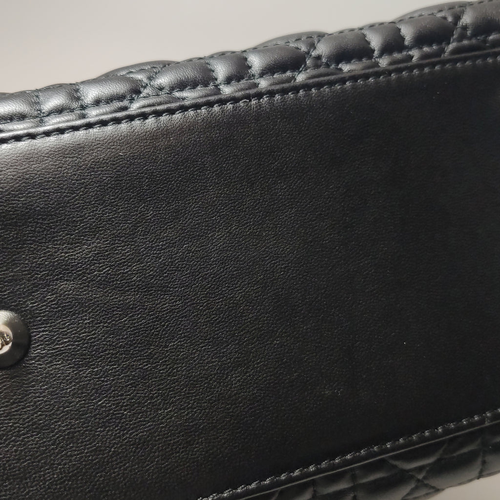 Dior Lady Dior Large Black SHW