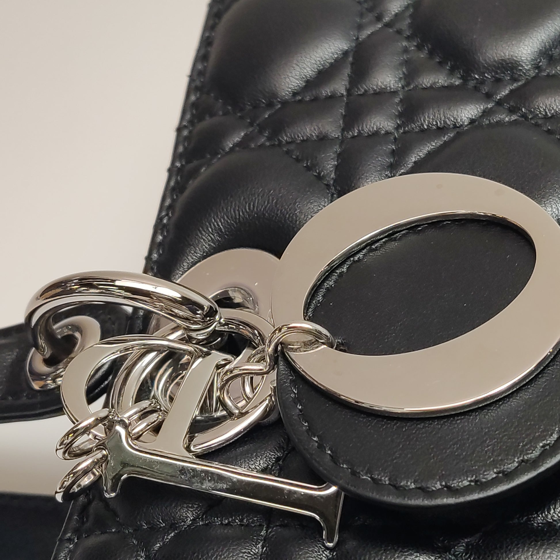 Dior Lady Dior Large Black SHW