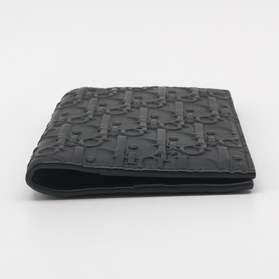 Dior Embossed Passport Cover Black