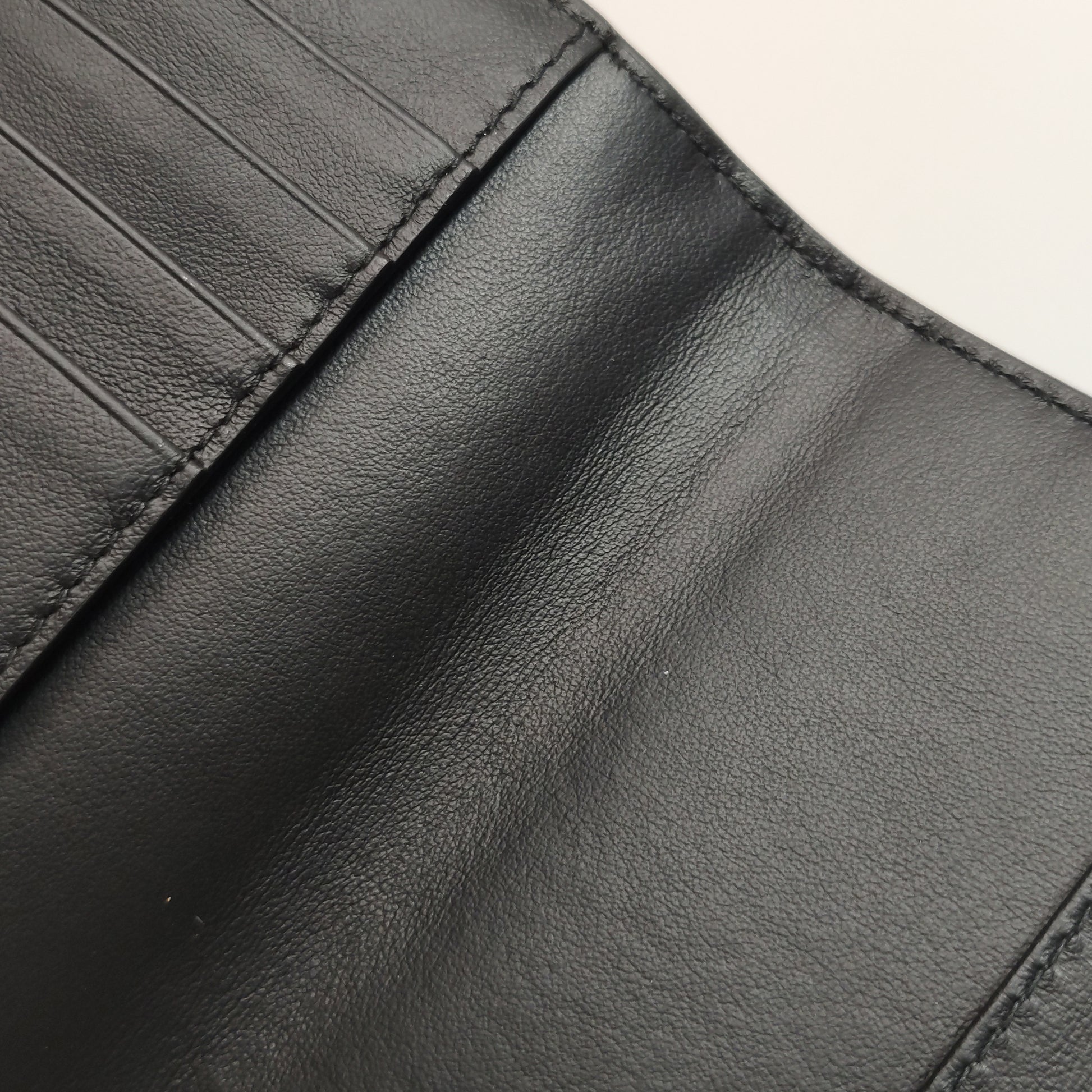 Dior Embossed Passport Cover Black