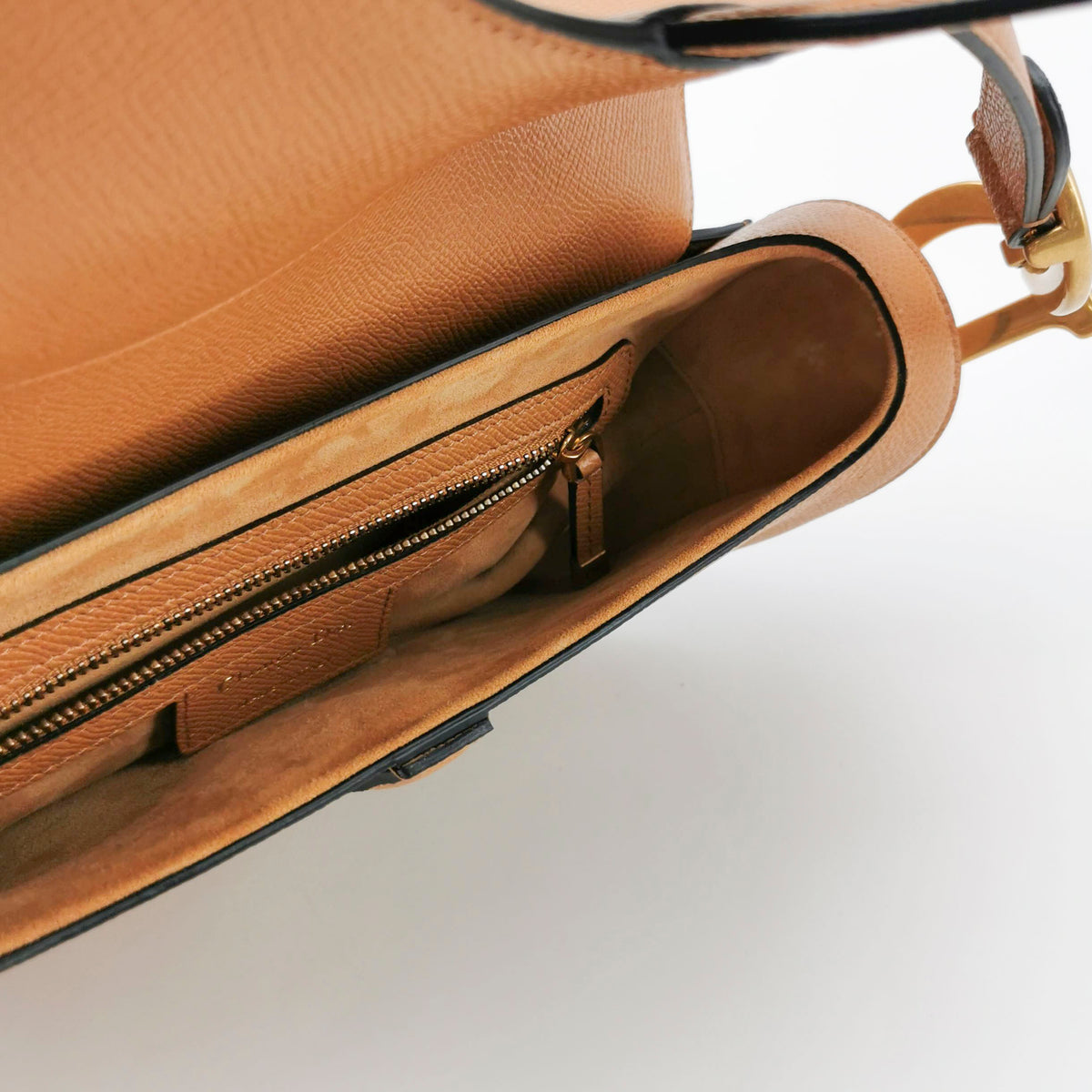 Dior Saddle Medium Camel