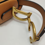 Dior Saddle Medium Camel