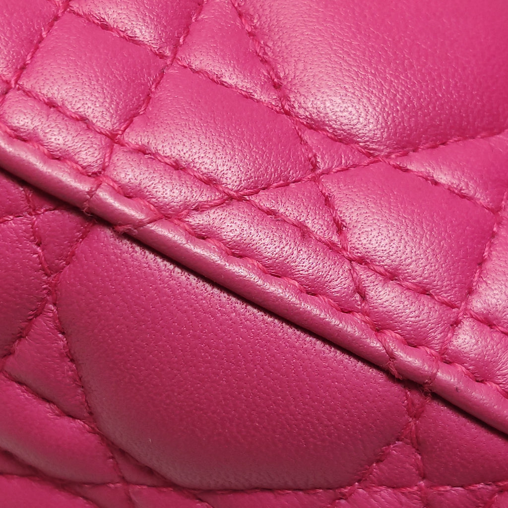 Dior Lady Dior Medium Fuchsia Pink