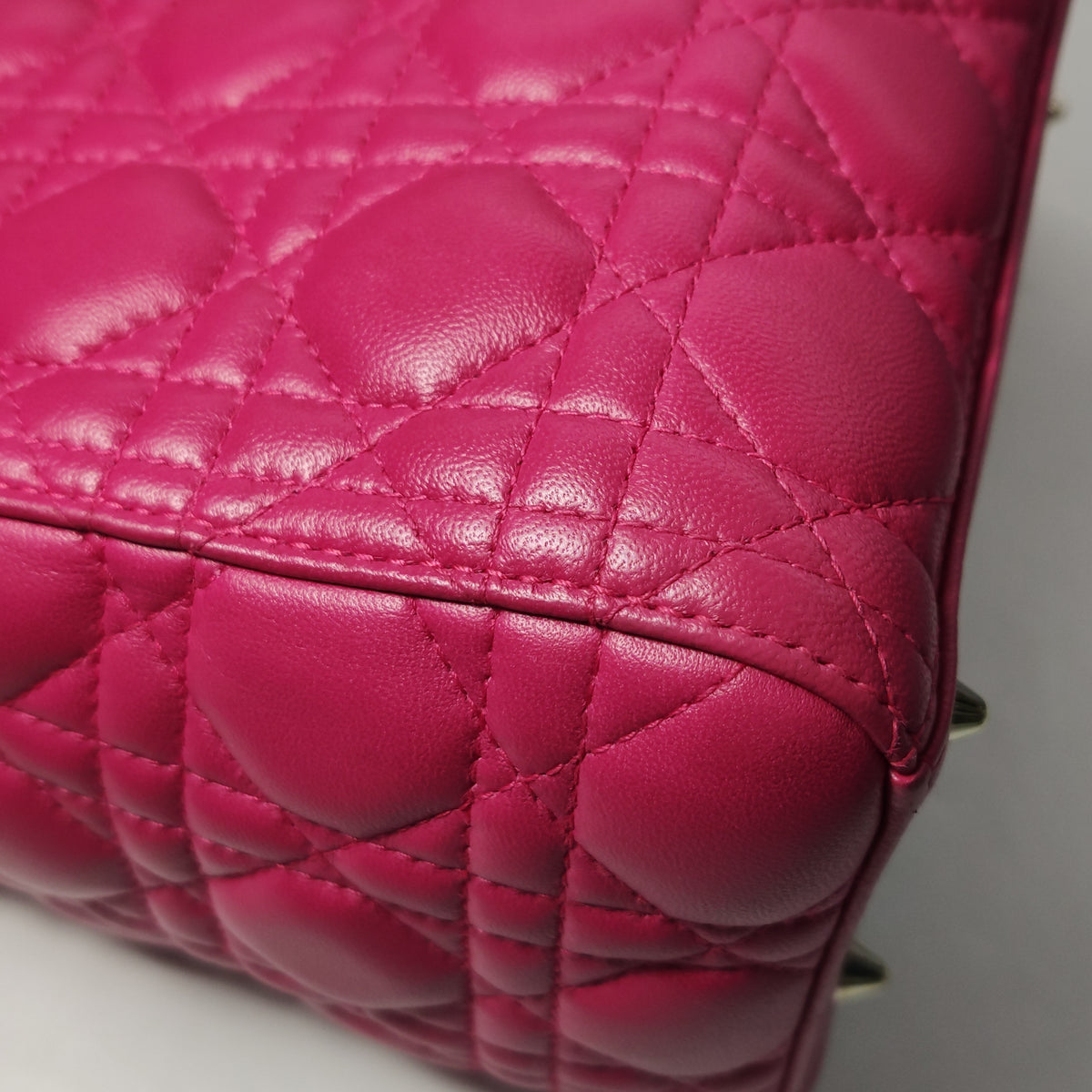 Dior Lady Dior Medium Fuchsia Pink