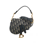 Dior Oblique Mini Saddle Blue