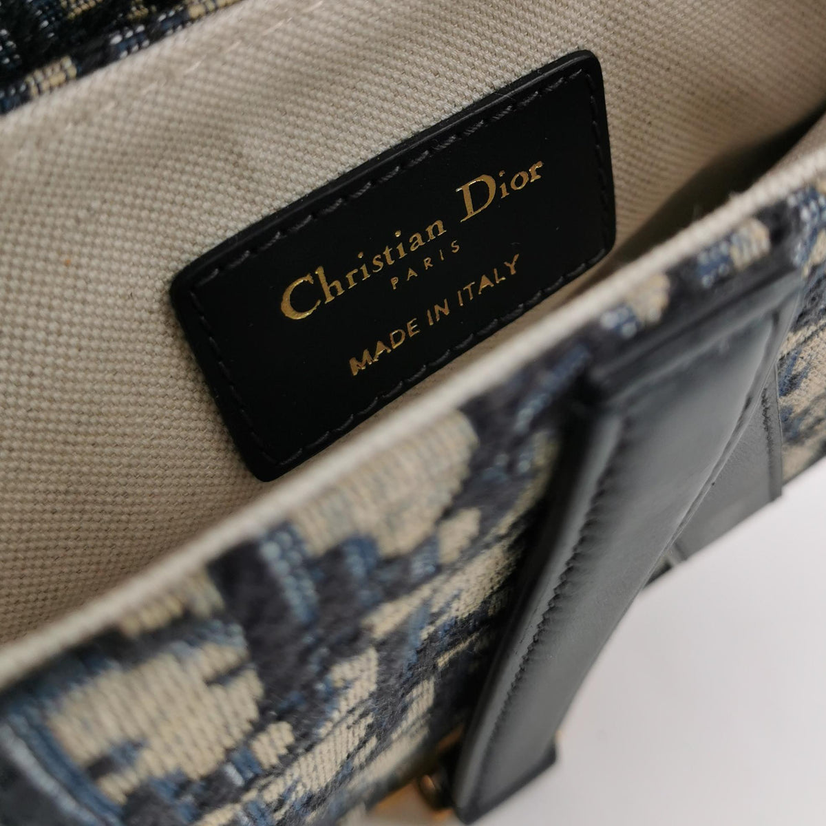 Dior Oblique Mini Saddle Blue