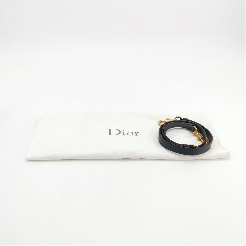 Dior Oblique Mini Saddle Blue