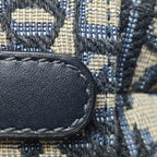 Dior Oblique Mini Saddle Blue