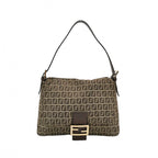 Fendi Zucchino Mamma Baguette Brown