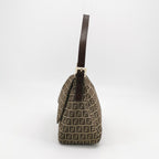 Fendi Zucchino Mamma Baguette Brown