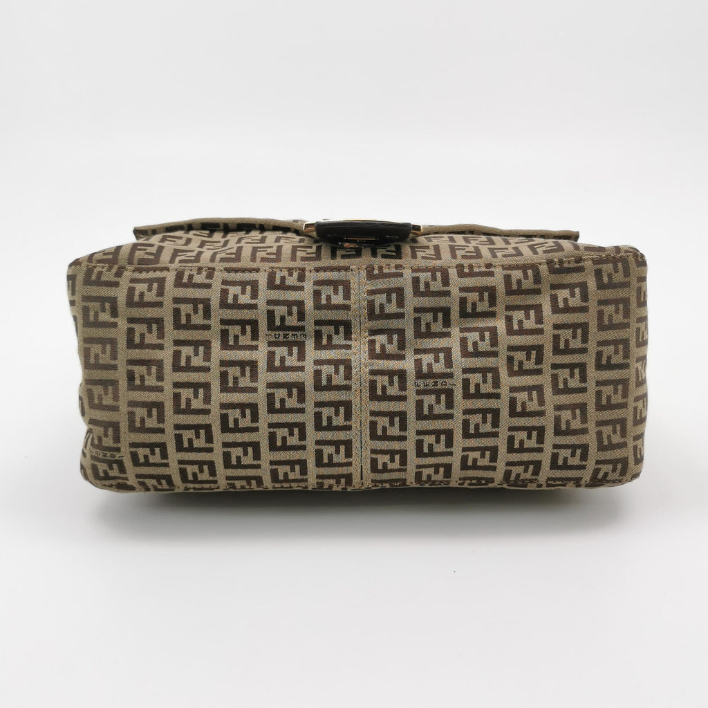 Fendi Zucchino Mamma Baguette Brown