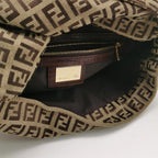 Fendi Zucchino Mamma Baguette Brown