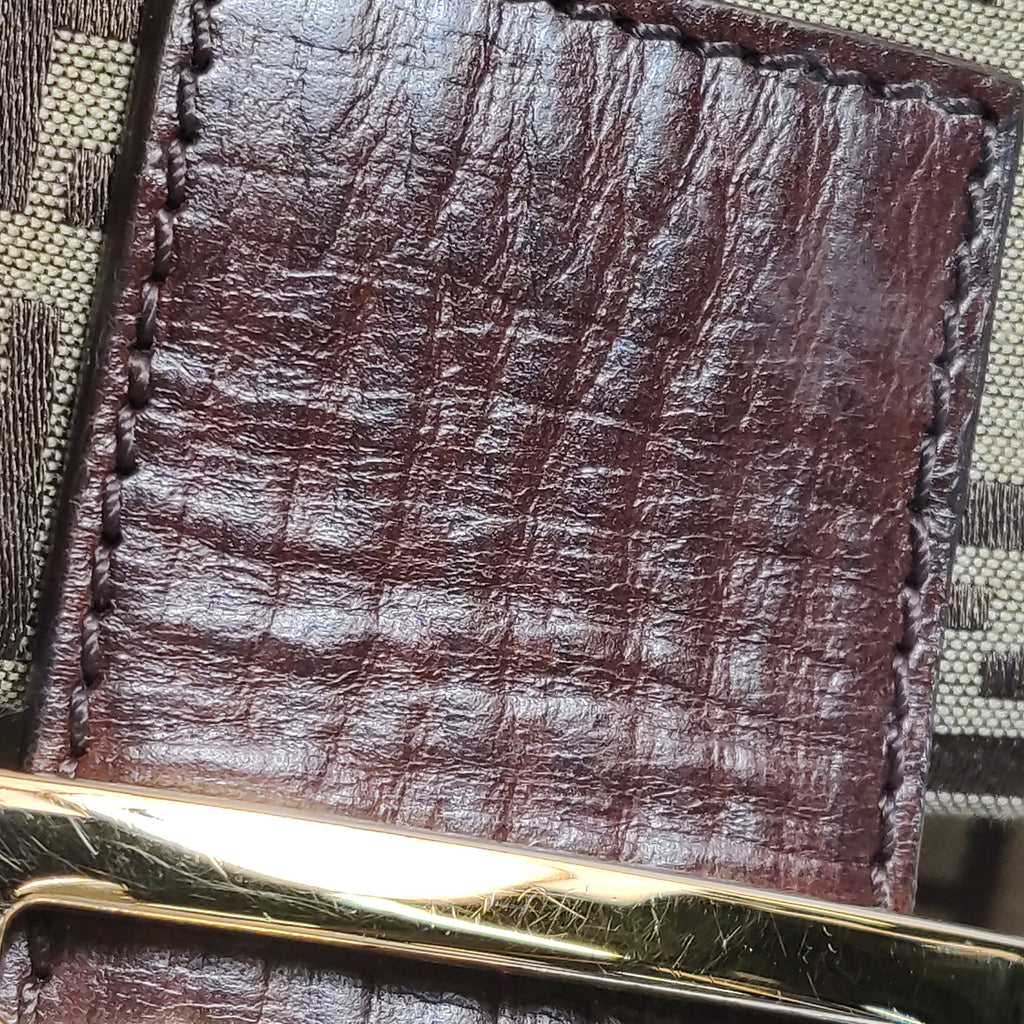 Fendi Zucchino Mamma Baguette Brown