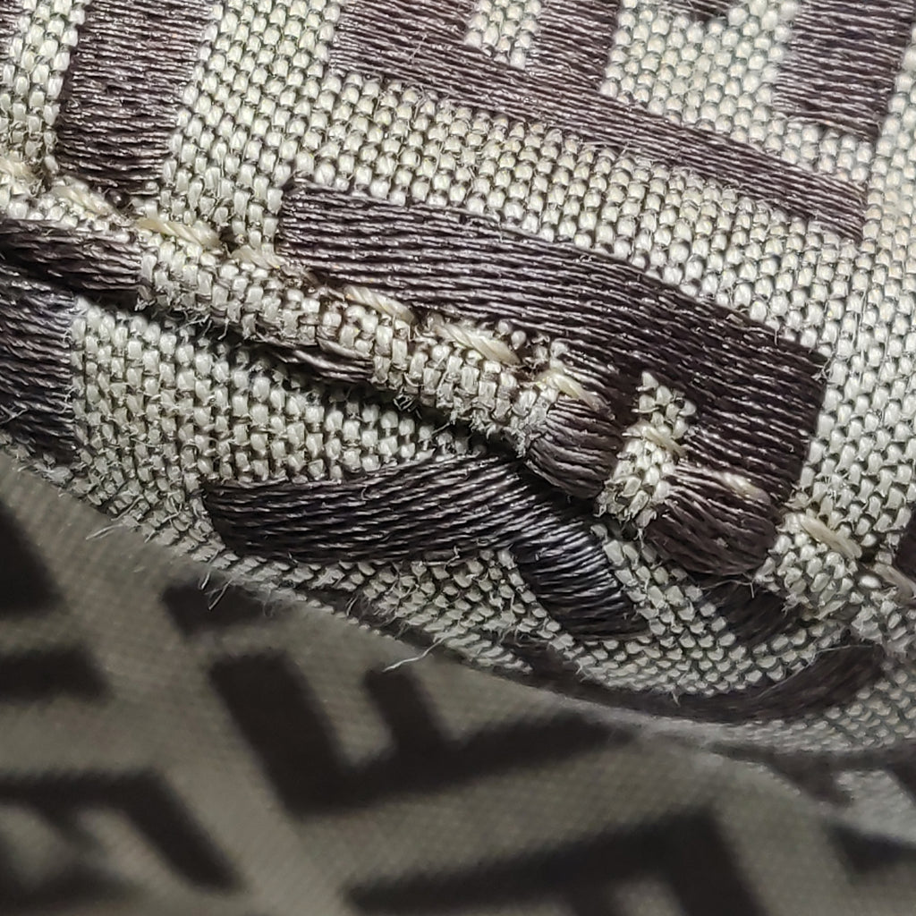 Fendi Zucchino Mamma Baguette Brown