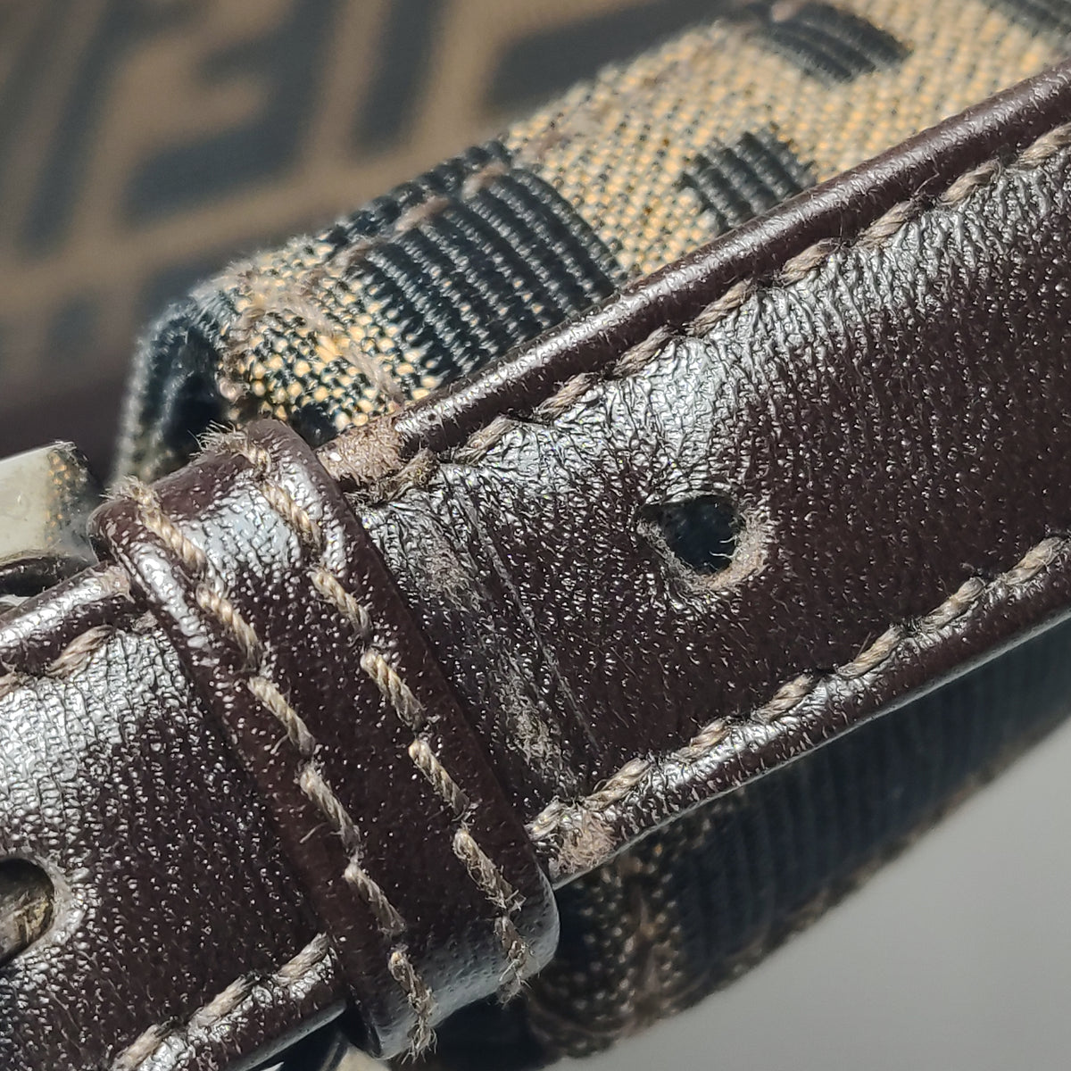 Fendi Zucca Shoulder Bag