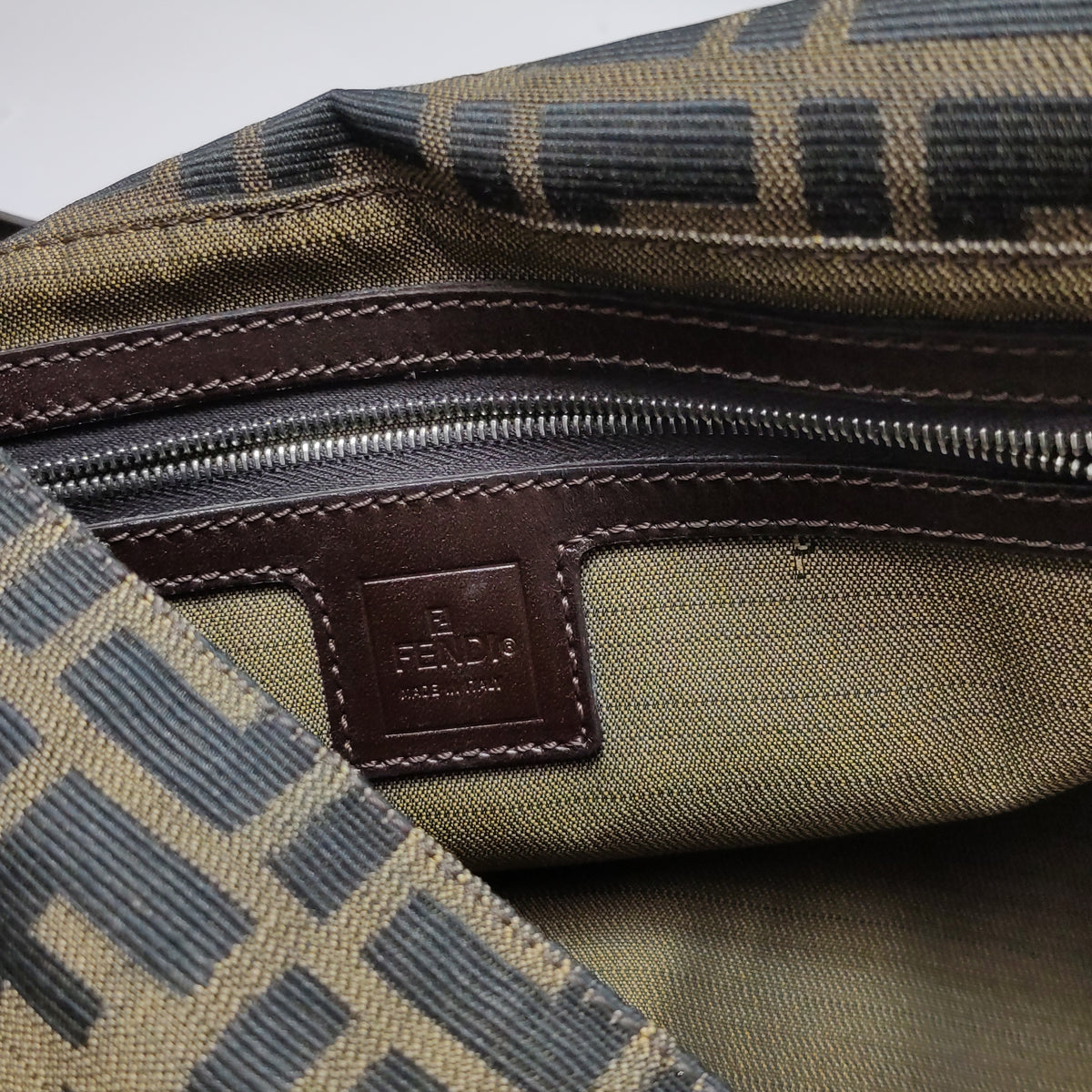 Fendi Zucca Mamma Forever Baguette