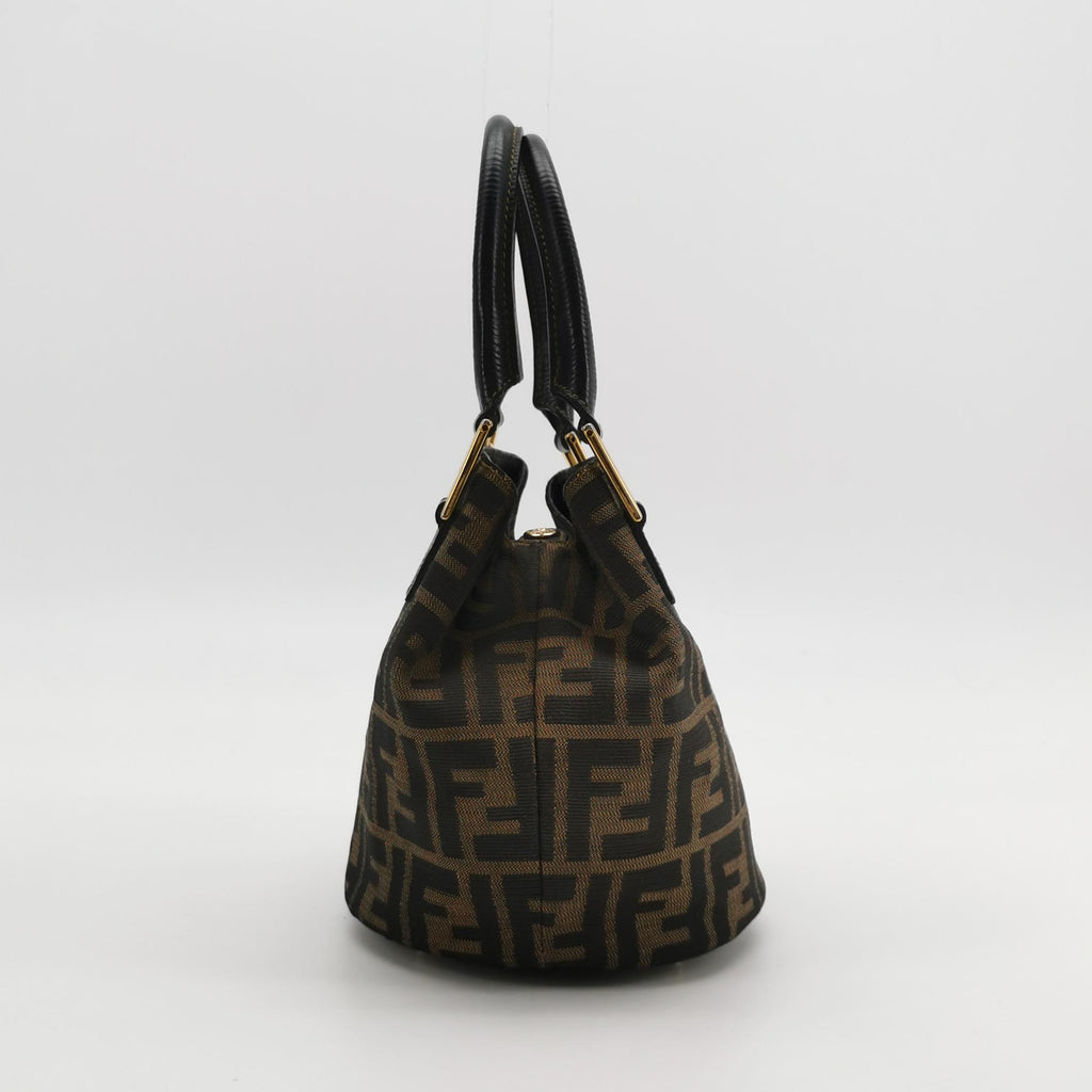 Fendi Zucca Mini Bucket Brown