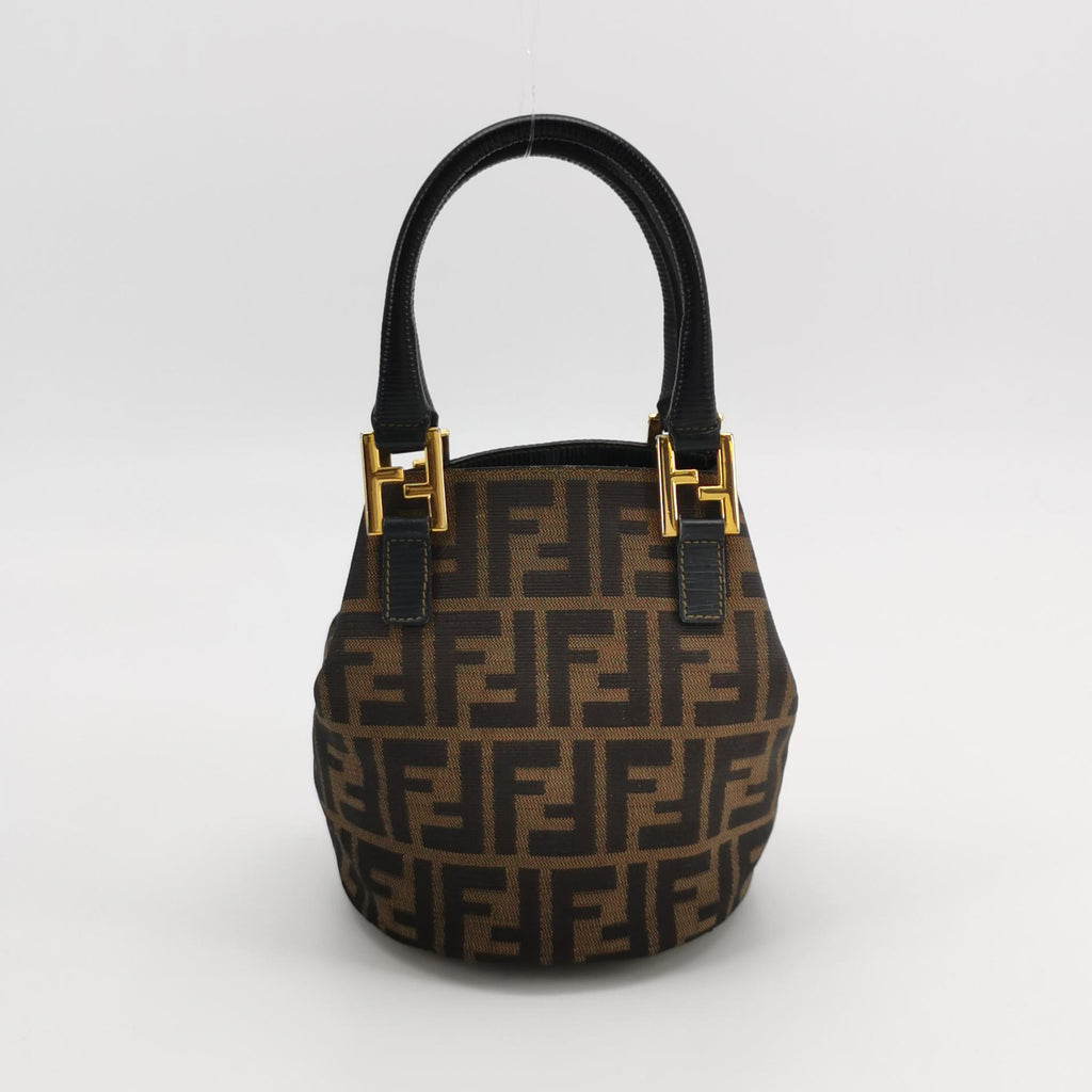 Fendi Zucca Mini Bucket Brown