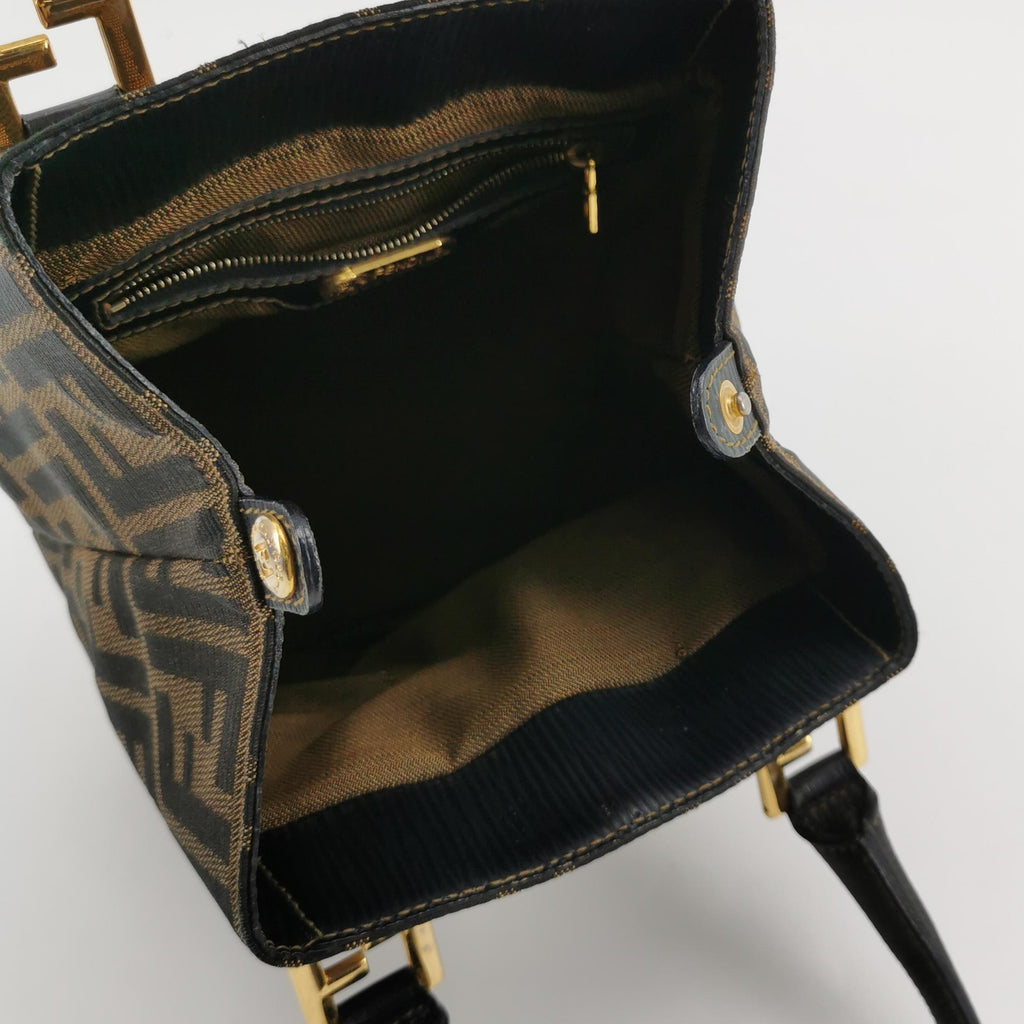 Fendi Zucca Mini Bucket Brown