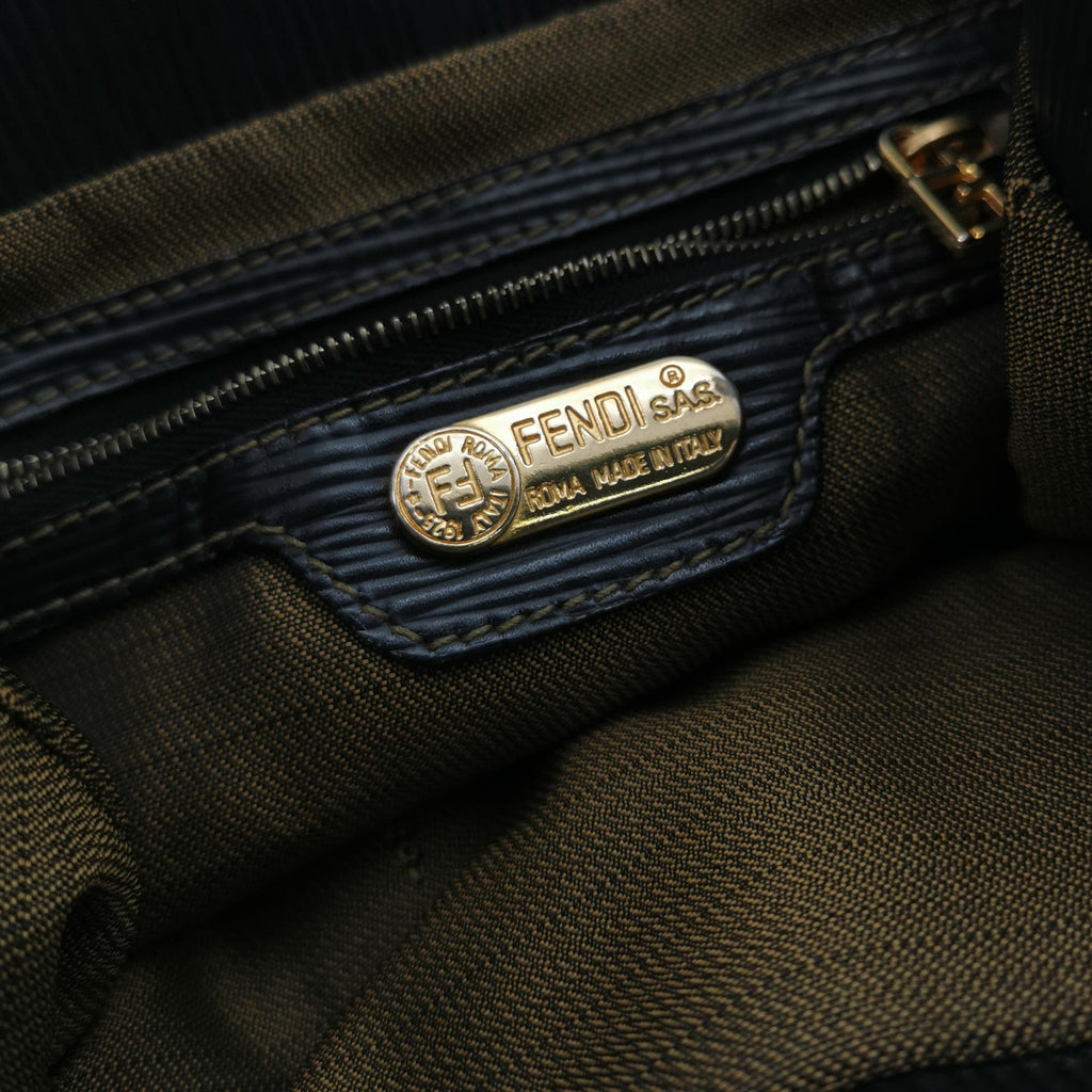 Fendi Zucca Mini Bucket Brown