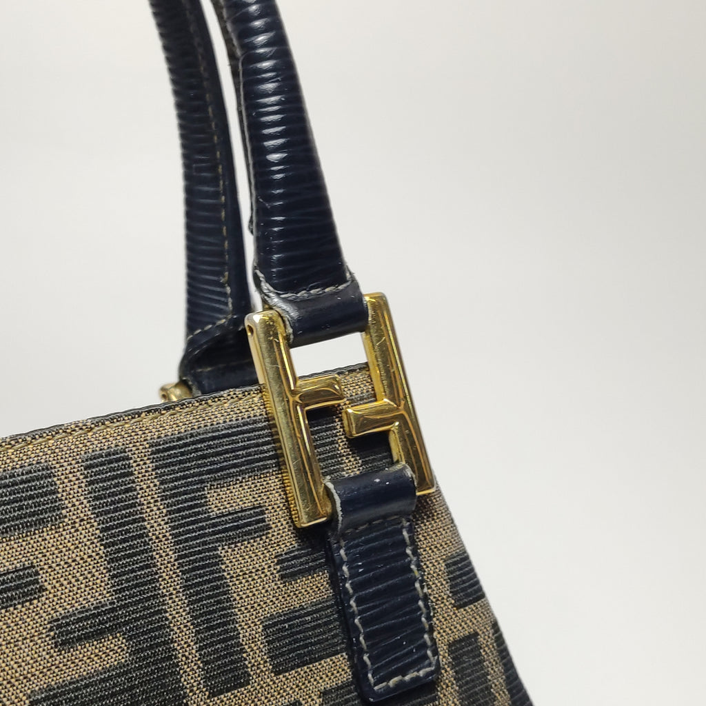 Fendi Zucca Mini Bucket Brown
