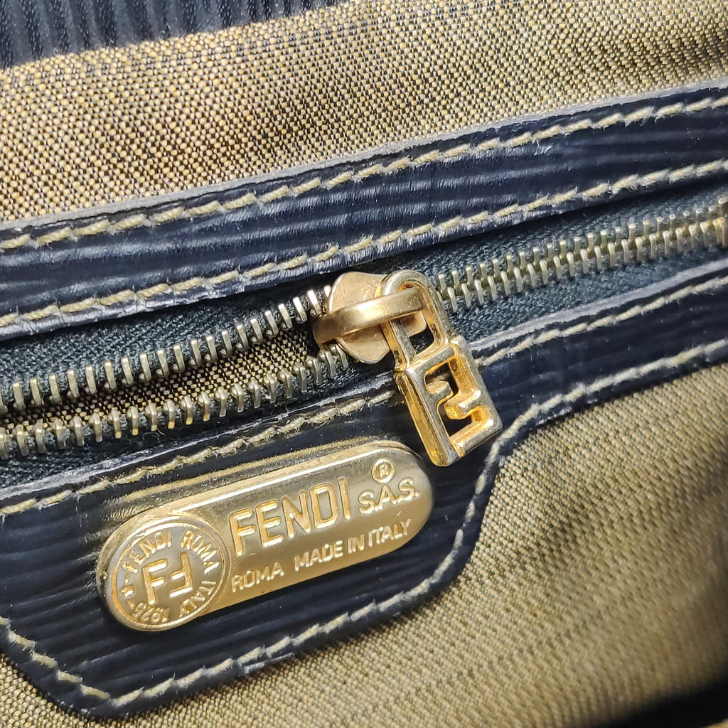 Fendi Zucca Mini Bucket Brown