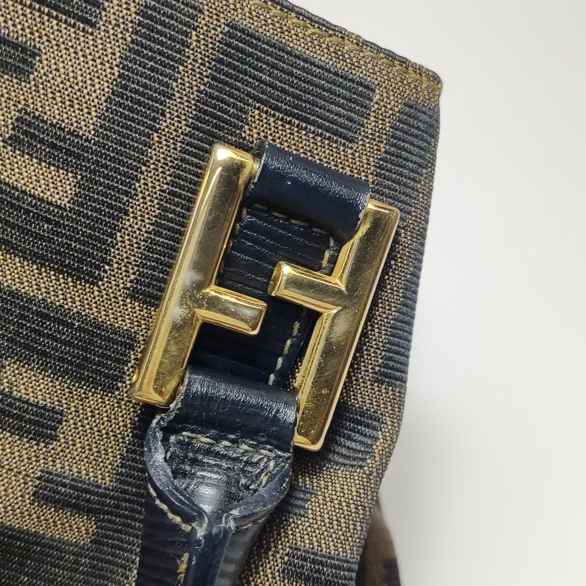 Fendi Zucca Mini Bucket Brown