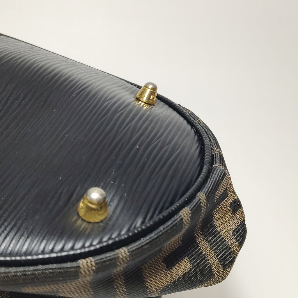 Fendi Zucca Mini Bucket Brown