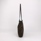 Fendi Zucca Canvas Shoulder Bag