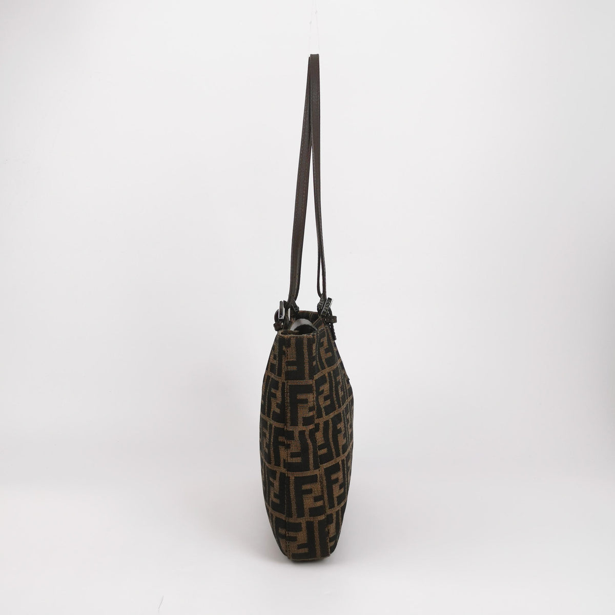 Fendi Zucca Canvas Shoulder Bag