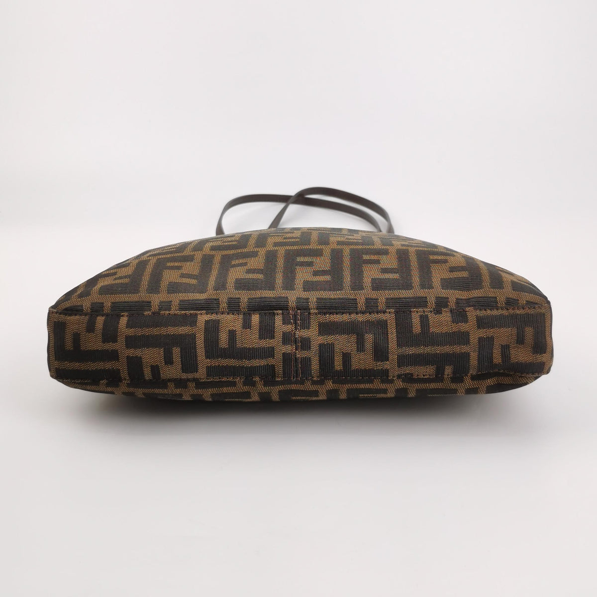 Fendi Zucca Canvas Shoulder Bag