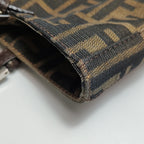Fendi Zucca Canvas Shoulder Bag