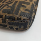 Fendi Zucca Canvas Shoulder Bag