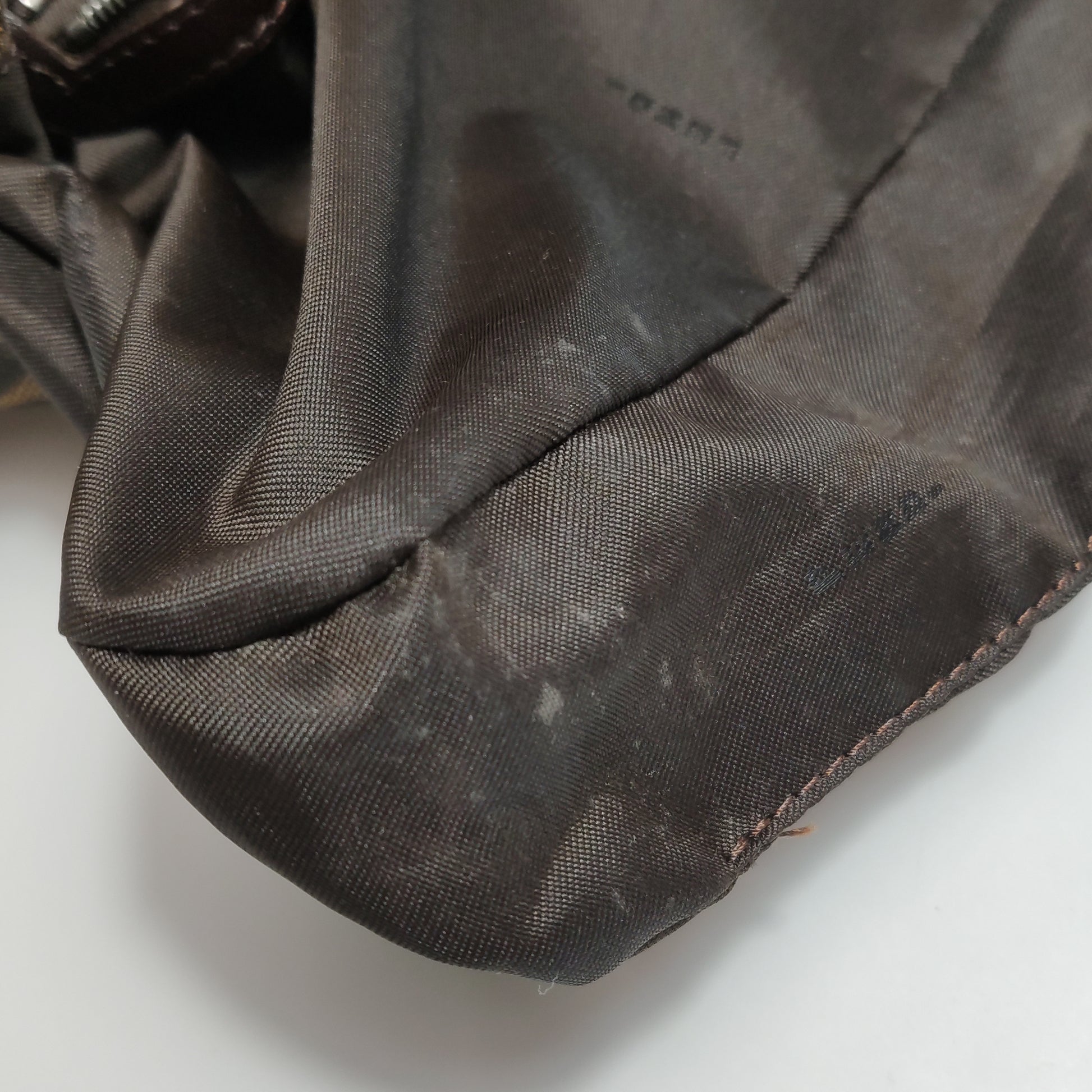 Fendi Zucca Canvas Shoulder Bag