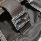 Fendi Zucca Canvas Shoulder Bag