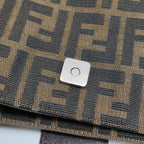 Fendi Zucca Canvas Shoulder Bag