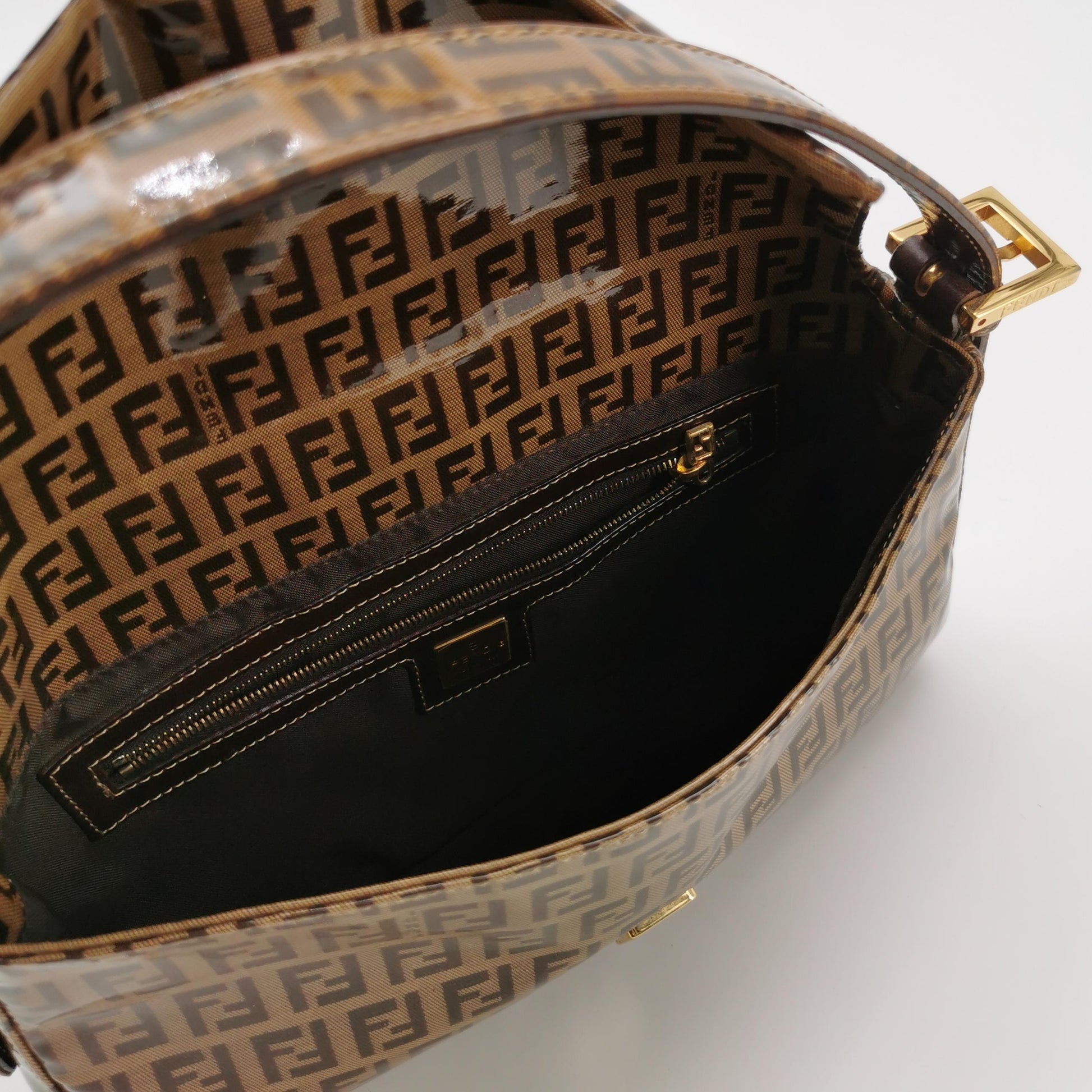 Fendi Baguette Zucchino Patent 864513