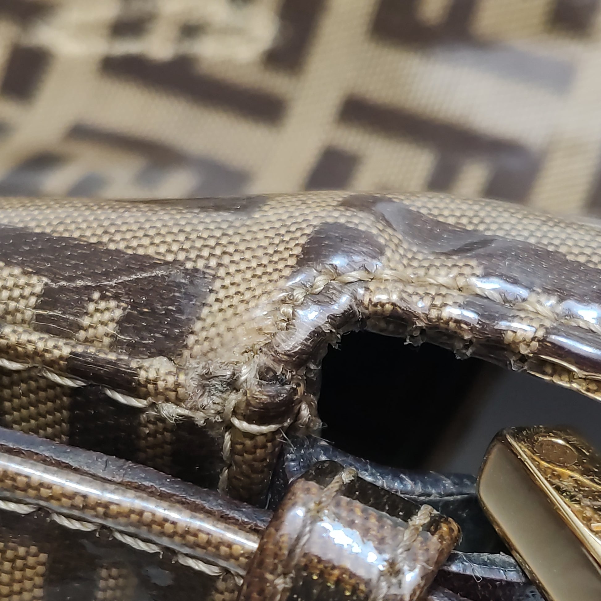 Fendi Baguette Zucchino Patent 864513