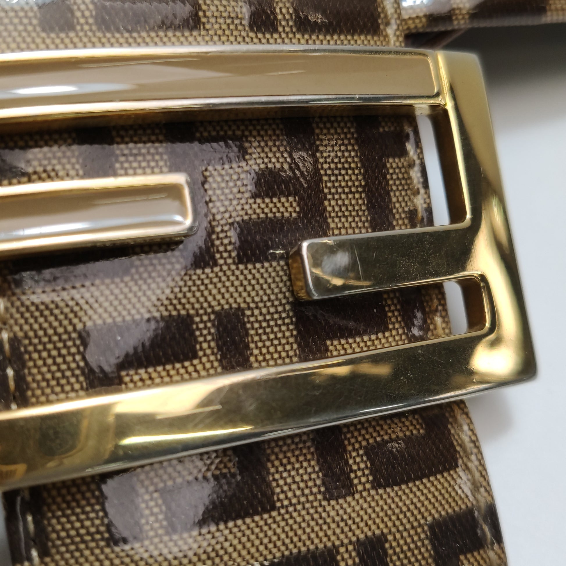 Fendi Baguette Zucchino Patent 864513